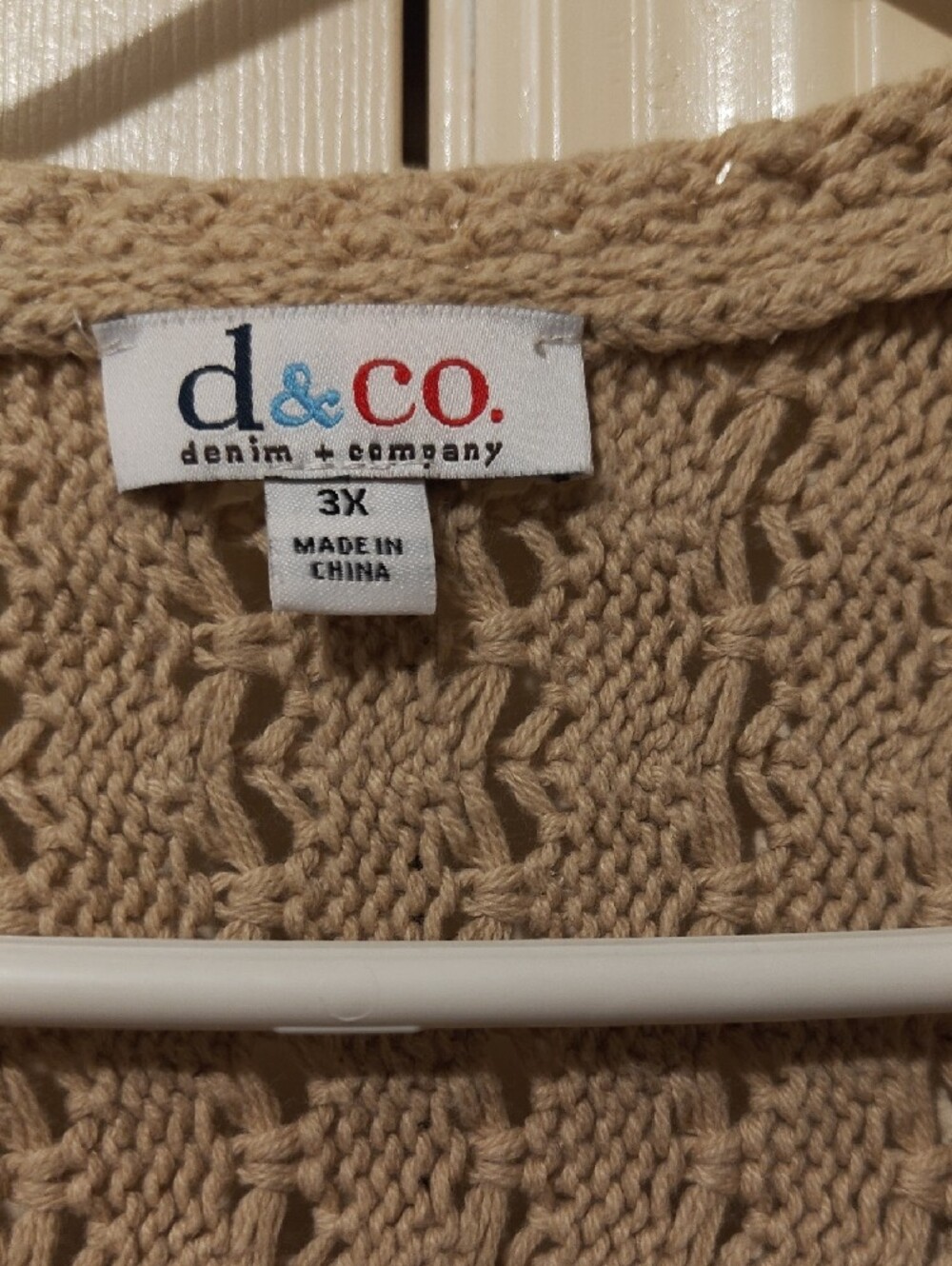 Open-Front Knit Cardigan Sweater - Taupe - Picture 2 of 6